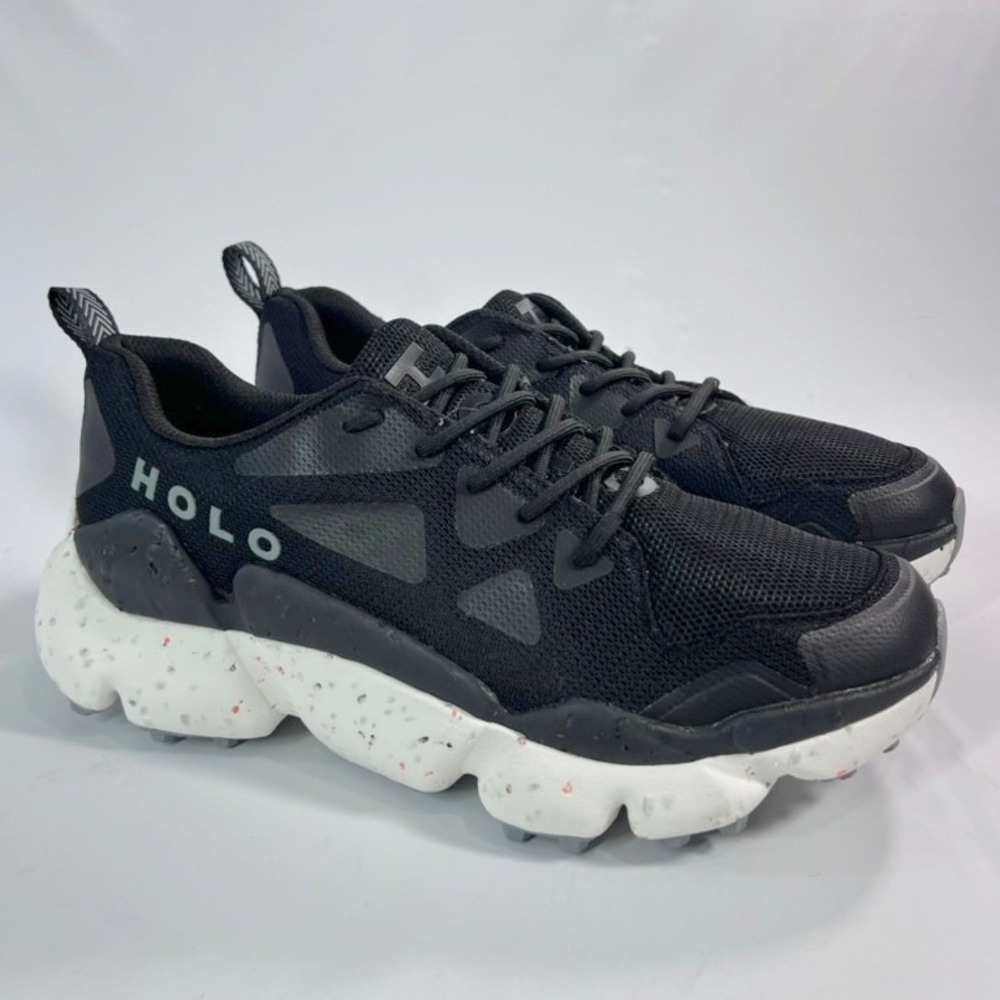 HOLO Footwear Maverick Womens Size 11 Black Speckled Chunky Hiking Walking Shoes